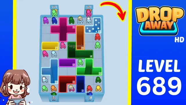 Drop Away Level 689 - Walkthrough and solution guide