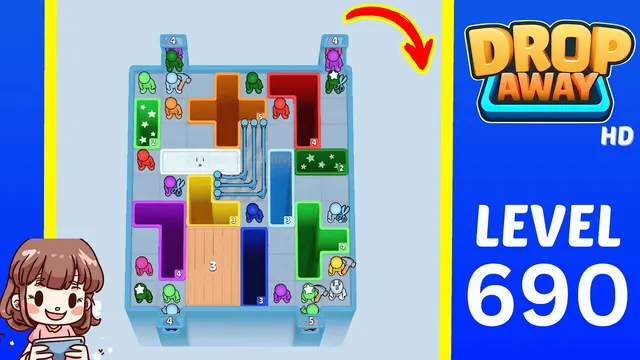 Drop Away Level 690 - Walkthrough and solution guide