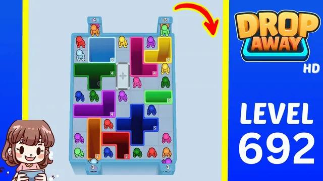 Drop Away Level 692 - Walkthrough and solution guide