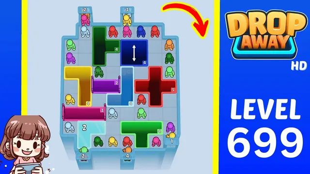 Drop Away Level 699 - Walkthrough and solution guide