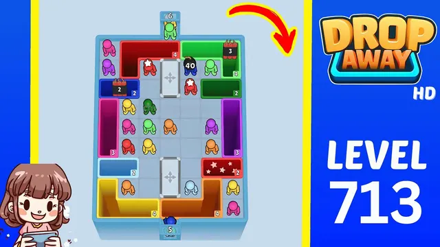 Drop Away Level 713 - Walkthrough and solution guide