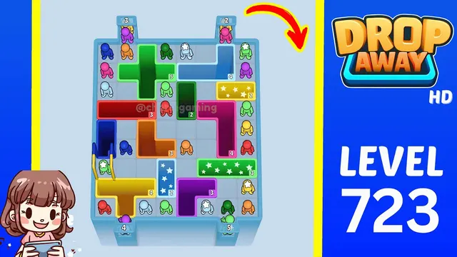Drop Away Level 723 - Walkthrough and solution guide
