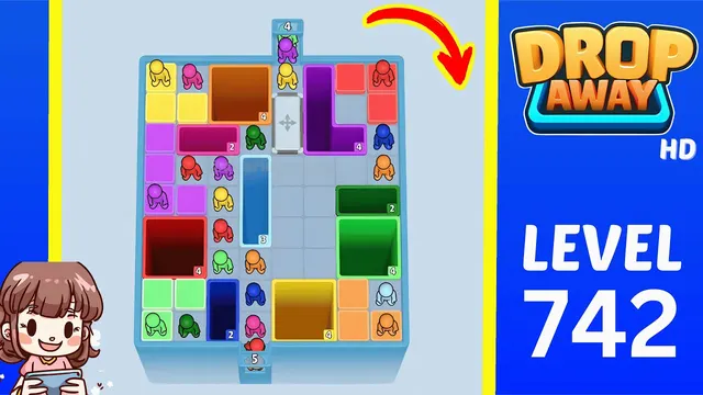 Drop Away Level 742 - Walkthrough and solution guide