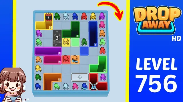 Drop Away Level 756 - Walkthrough and solution guide