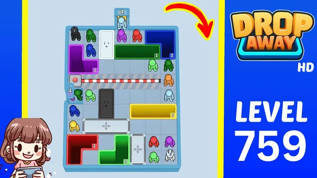 Drop Away Level 759 - Walkthrough and solution guide
