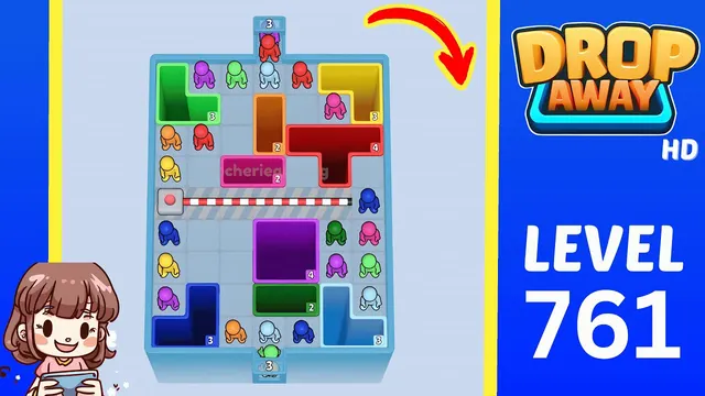 Drop Away Level 761 - Walkthrough and solution guide