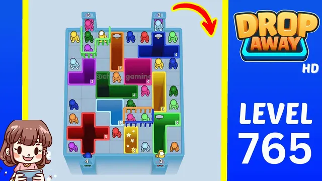 Drop Away Level 765 - Walkthrough and solution guide