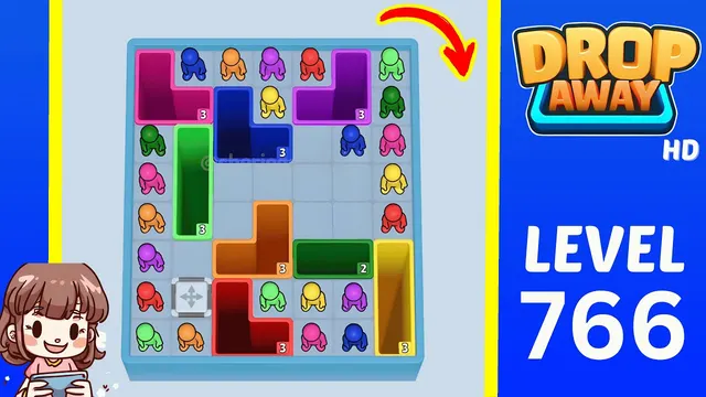 Drop Away Level 766 - Walkthrough and solution guide