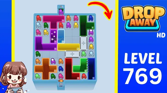 Drop Away Level 769 - Walkthrough and solution guide