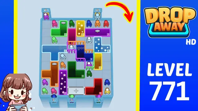 Drop Away Level 771 - Walkthrough and solution guide