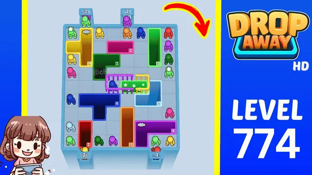 Drop Away Level 774 - Walkthrough and solution guide