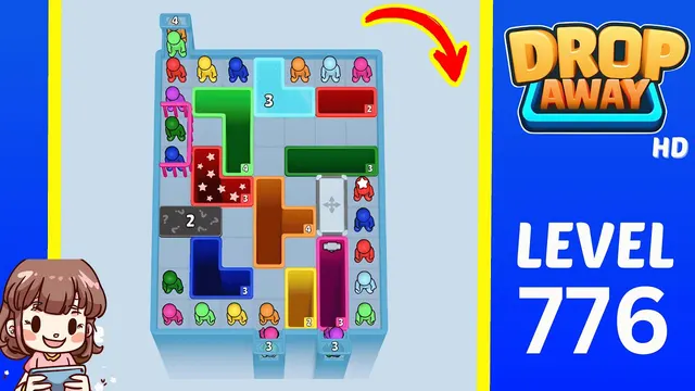 Drop Away Level 776 - Walkthrough and solution guide