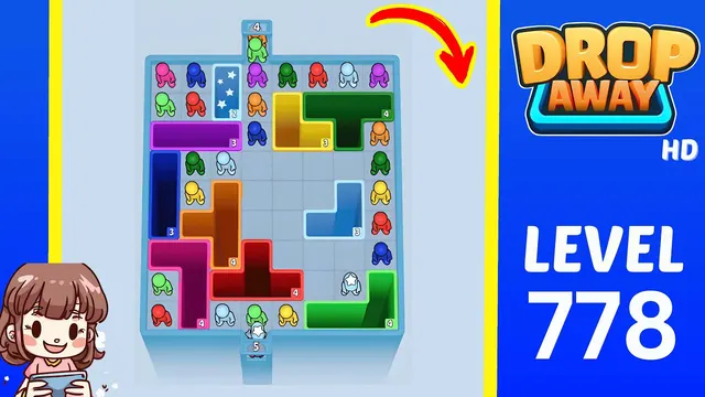 Drop Away Level 778 - Walkthrough and solution guide