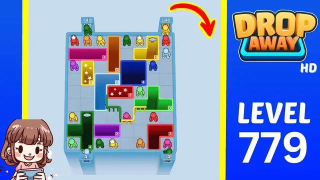 Drop Away Level 779 - Walkthrough and solution guide