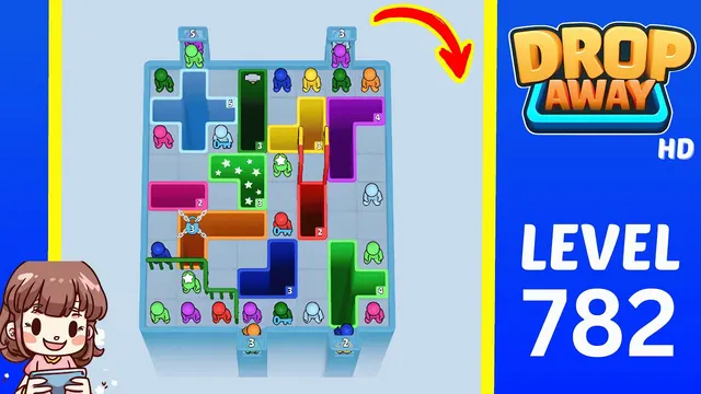 Drop Away Level 782 - Walkthrough and solution guide