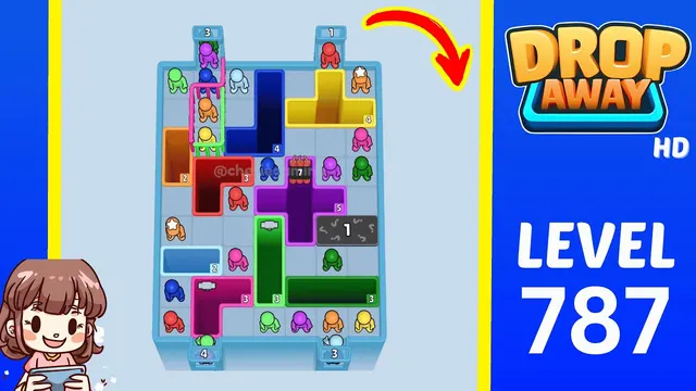 Drop Away Level 787 - Walkthrough and solution guide