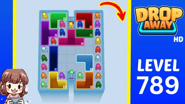 Drop Away Level 789 - Walkthrough and solution guide
