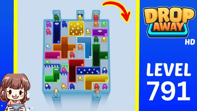 Drop Away Level 791 - Walkthrough and solution guide