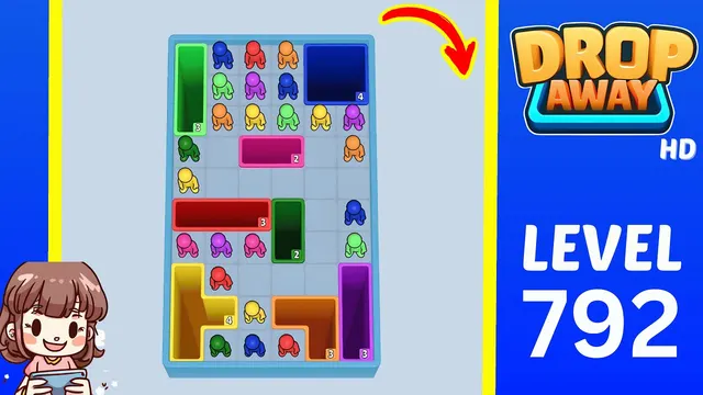 Drop Away Level 792 - Walkthrough and solution guide
