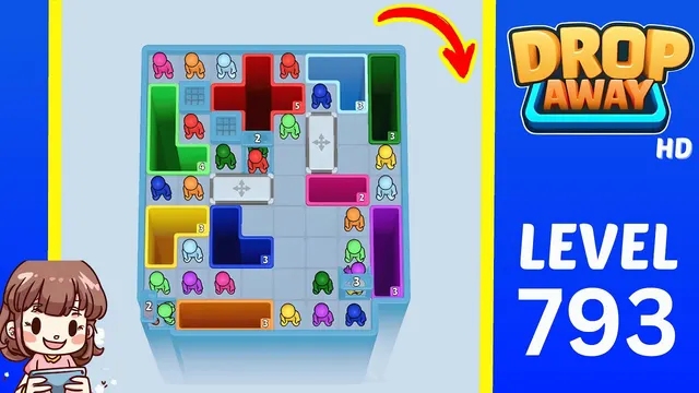 Drop Away Level 793 - Walkthrough and solution guide
