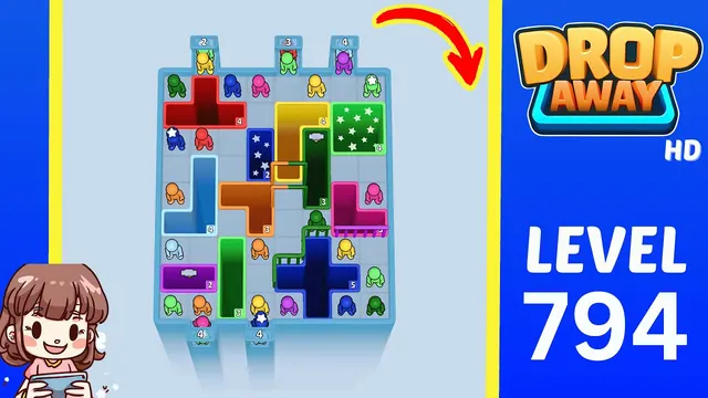 Drop Away Level 794 - Walkthrough and solution guide
