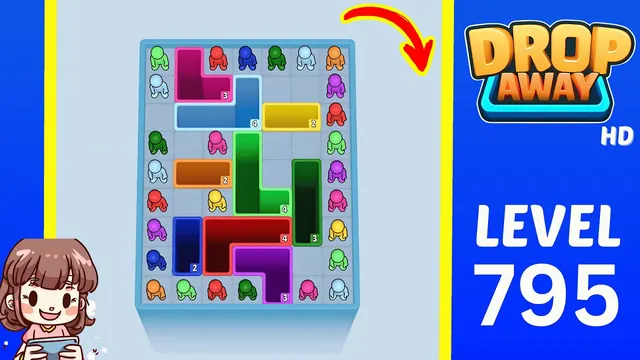 Drop Away Level 795 - Walkthrough and solution guide