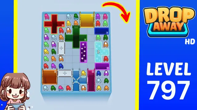 Drop Away Level 797 - Walkthrough and solution guide