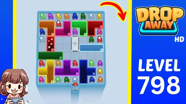 Drop Away Level 798 - Walkthrough and solution guide