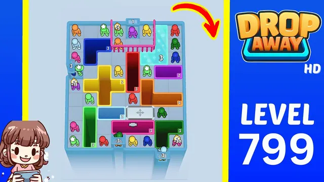 Drop Away Level 799 - Walkthrough and solution guide