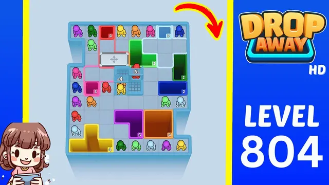 Drop Away Level 804 - Walkthrough and solution guide