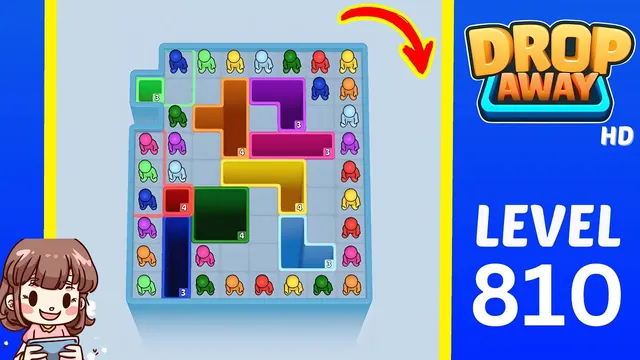 Drop Away Level 810 - Walkthrough and solution guide