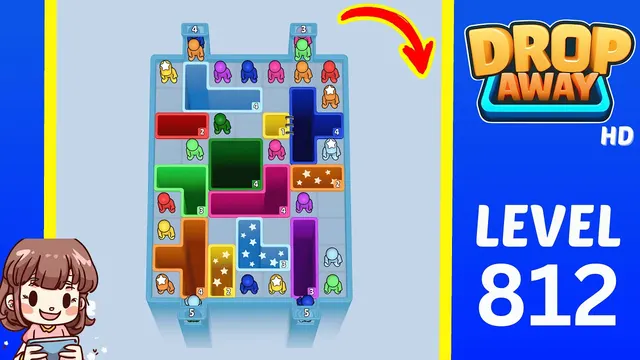 Drop Away Level 812 - Walkthrough and solution guide