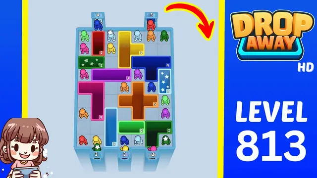 Drop Away Level 813 - Walkthrough and solution guide