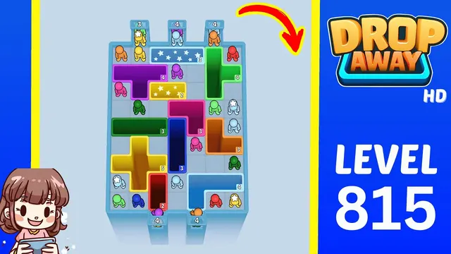 Drop Away Level 815 - Walkthrough and solution guide