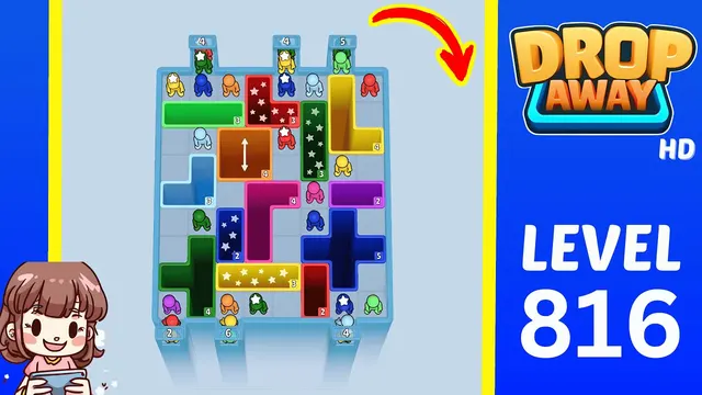 Drop Away Level 816 - Walkthrough and solution guide