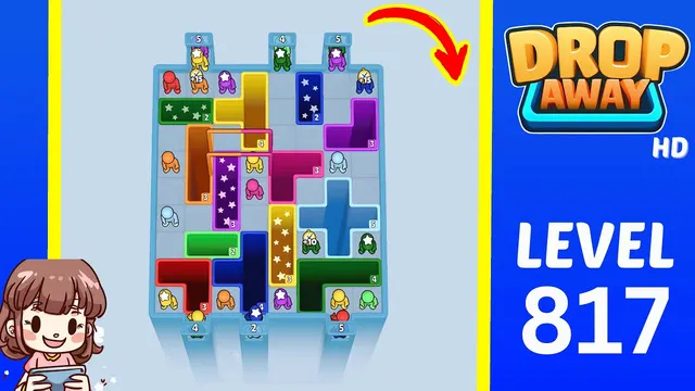 Drop Away Level 817 - Walkthrough and solution guide