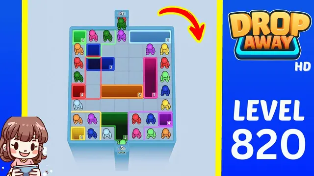 Drop Away Level 820 - Walkthrough and solution guide